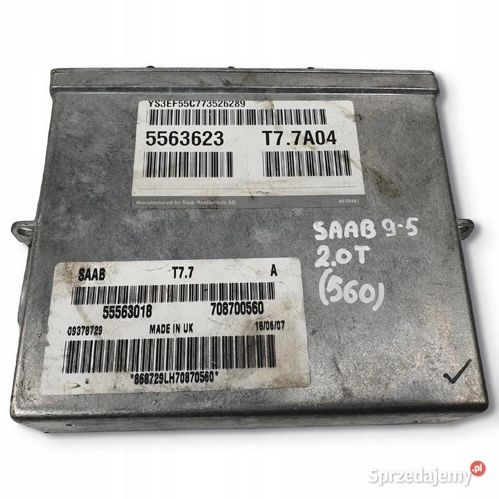 STEROWNIK SILNIKA Saab 95 95 I 20 T 55563018 lubelskie Chełm sprzedam