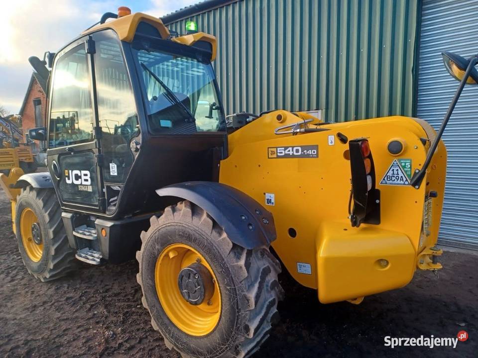 Ładowarka teleskopowa JCB 540140 2022r przebieg Ryżki