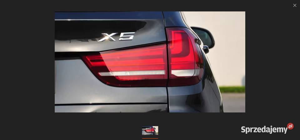 BMW X5 F15 LAMPA tył PRZERÓBKA konwersja Z USA osobowe Ostrów Mazowiecka sprzedam