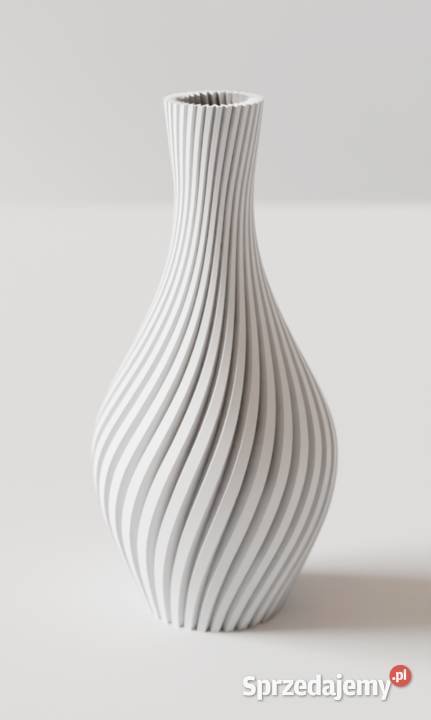 Wazon na kwiaty spiralny nowoczesny Unikat Łódź sprzedam