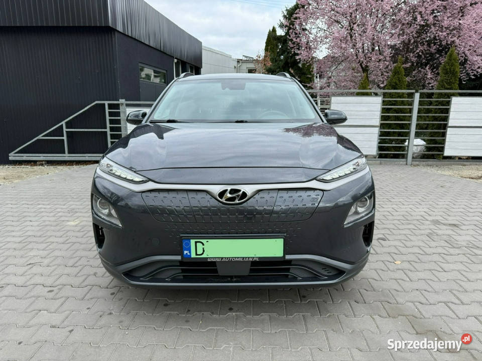 Hyundai Kona 100 elektryk Bogate wyposażenie grafitowy Syców