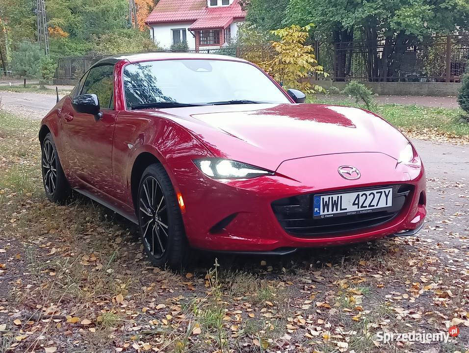 Mazda MX5 Miata RF Grand Touring 2024 Soul Red Rok produkcji 2024 Ząbki