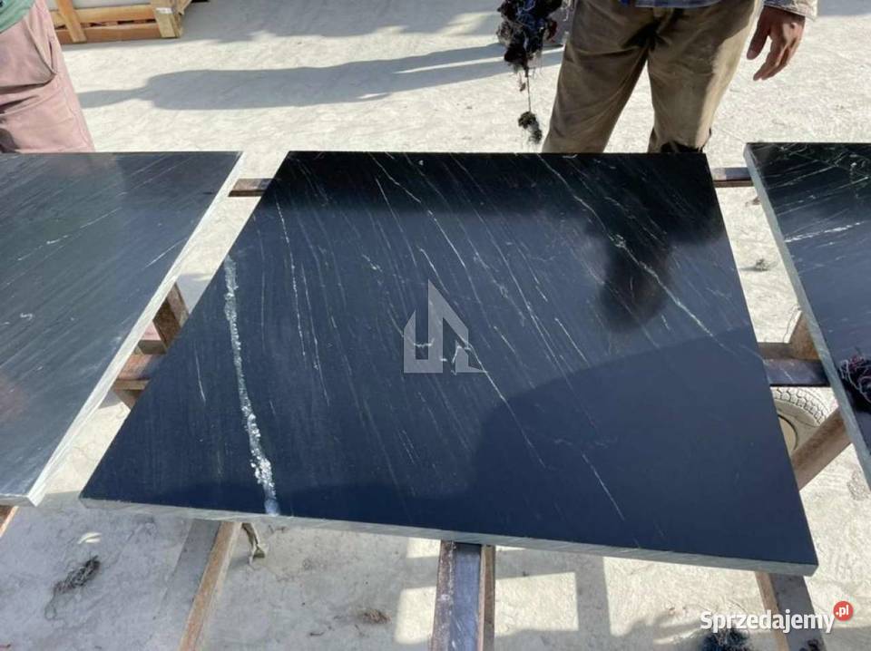Marmur Marine Black trwały materiał Szczecin