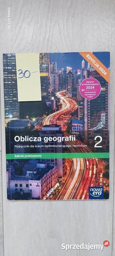 Oblicza geografii podręcznik kl 2 mazowieckie Marki sprzedam