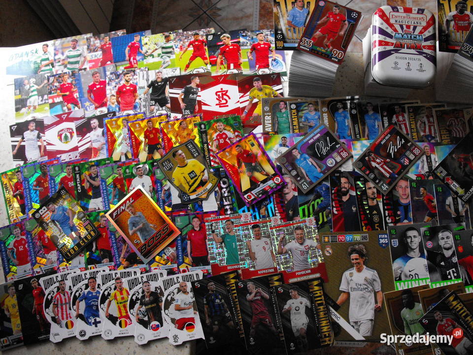 Karty piłkarskie TOPPS PANINI Super zestaw 225 Pozostałe Sport i Wypoczynek Mykanów