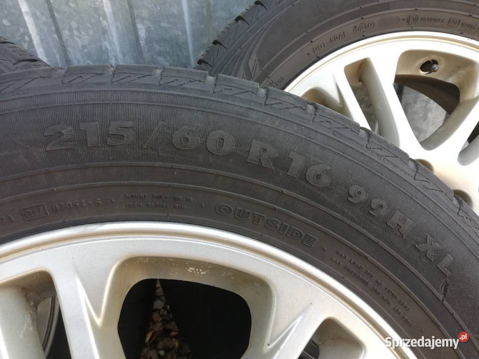 Koła aluminiowe Subaru 215 60 16 małopolskie Kraków sprzedam