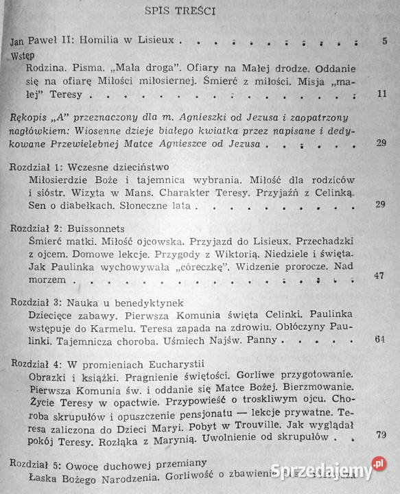 Dzieje duszy św Teresa Dzieciątka Jezus O Otto Chełm