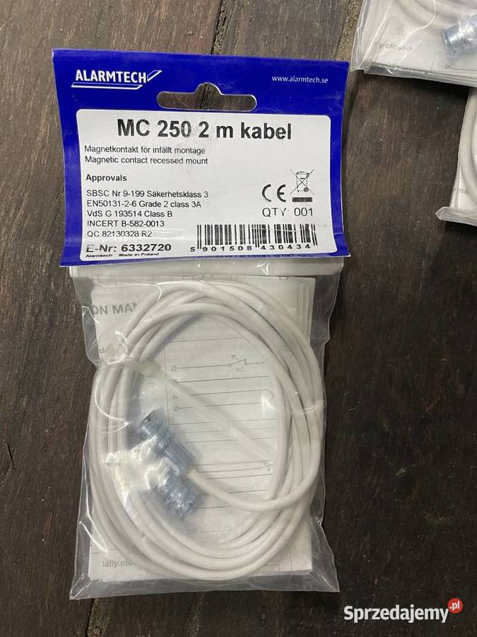 Czujnik kontraktronowy MC 270 Alarmtech Elektronika Gdańsk