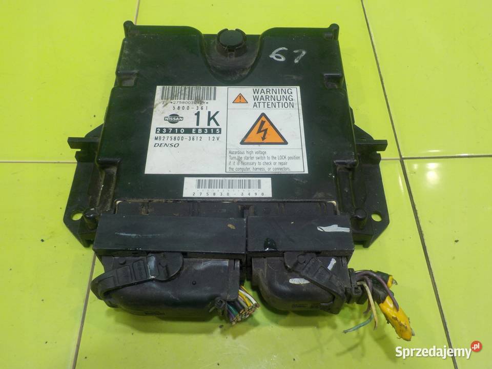 NISSAN NAVARA II D40 25 DCI 05r sterownik Czujniki i sterowniki sprzedam