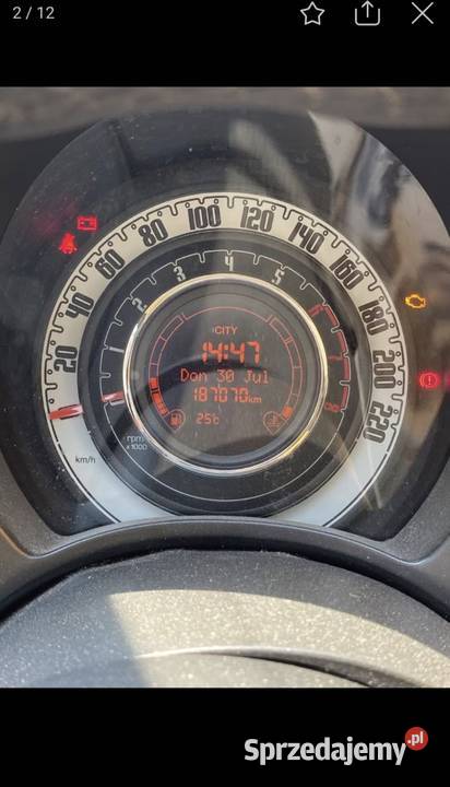 Fiat 500 Rok produkcji 2010