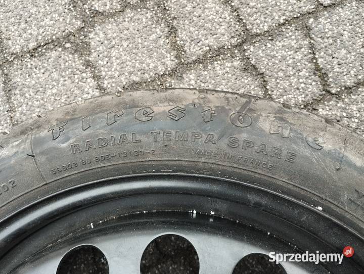 Koło dojazdowe Opel 16 5x110 ET41 T11570R16 92M Samochodowe Kamieniec