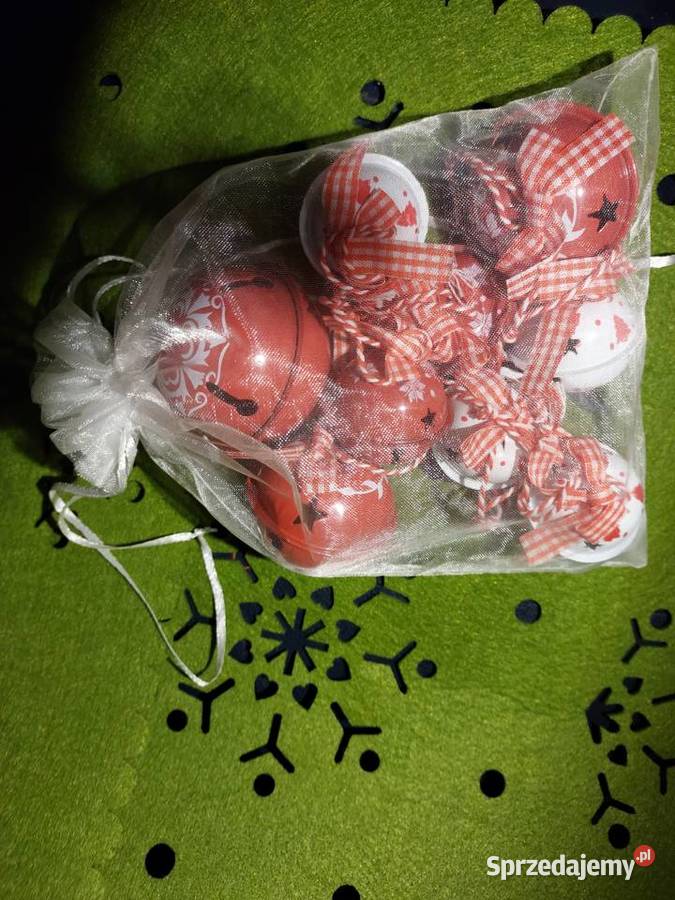 Ozdoby na choinkę z dzwoneczkami metal Nowe Wrocław