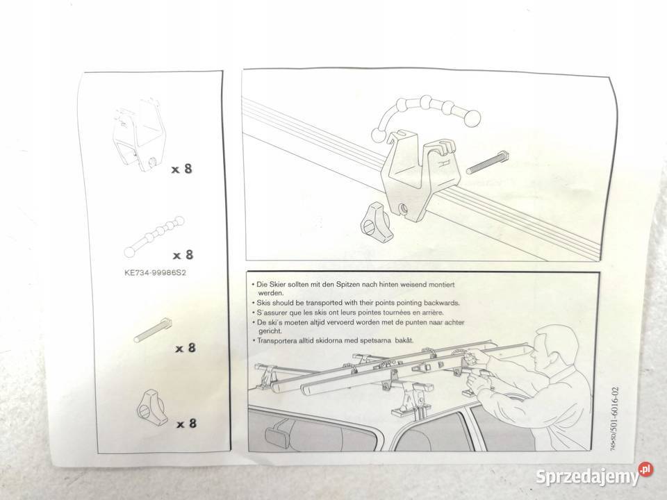 MOCOWANIE NART BAGAŻNIKA DACHOWEGO NISSAN Motoryzacja