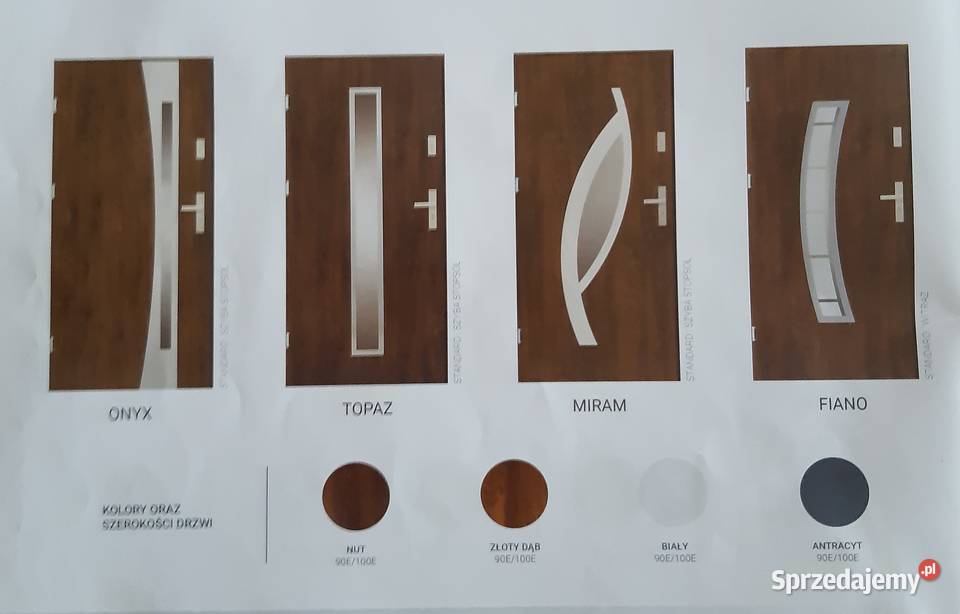 Drzwi zewnętrznemetalowe do domow sprzedam