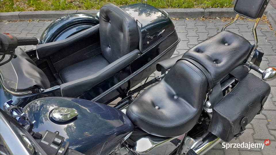 Honda VT700 z wózkiem bocznym 3 osoby w dowodzie benzyna Motoryzacja Piekary Śląskie