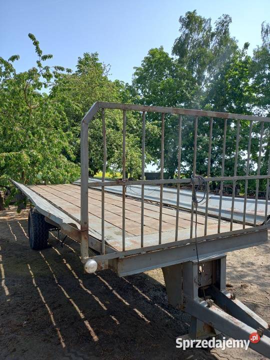 Przyczepa do słomy sianokiszonki platforma nowe Tuchola