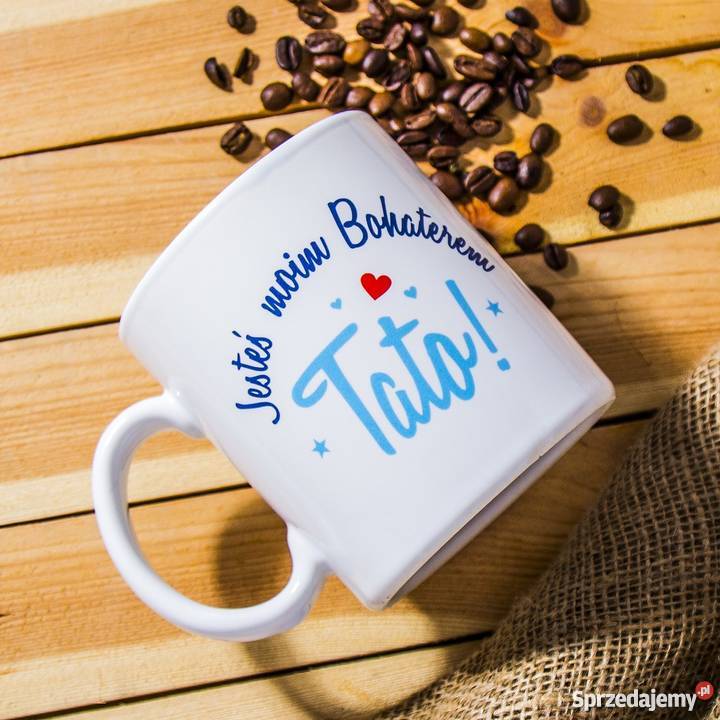 Kubek ceramiczny TATO JESTEŚ MOIM BOHATEREM AGD sprzedam