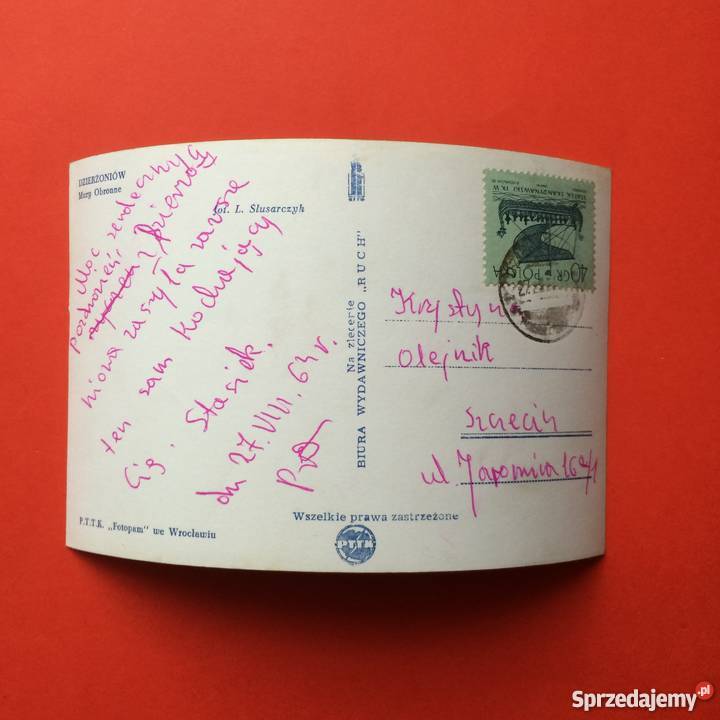 989 Widokówka Dzierżoniów Szczecin