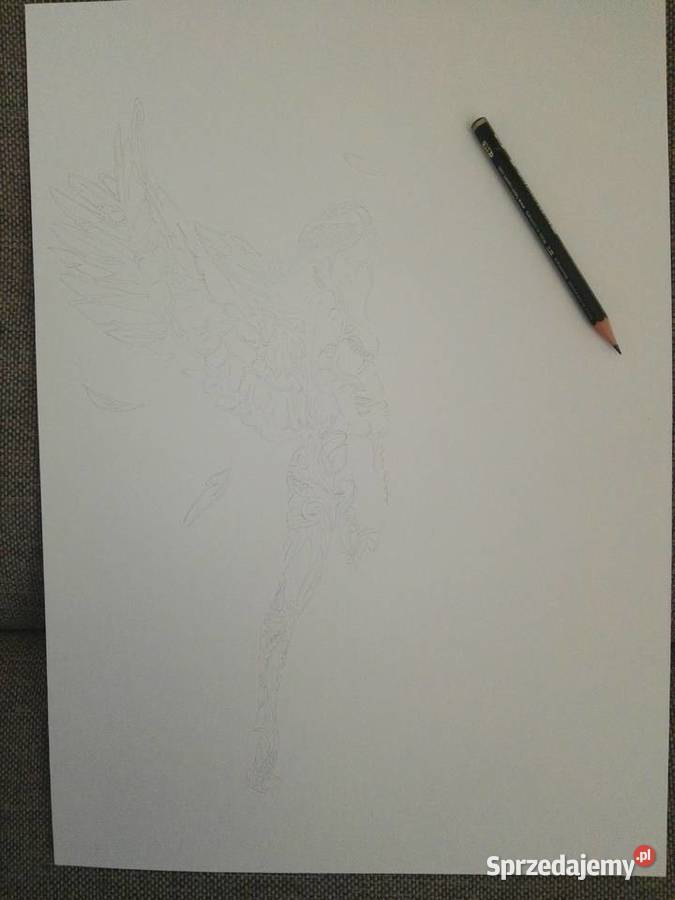 Rysunek diabeł i anioł 2 blok tech A3 250 gm2 mazowieckie Warszawa