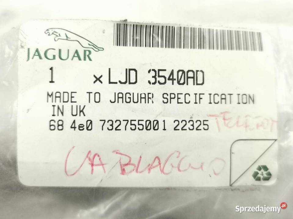 WIAZKA PRZEWODÓW TELEFON JAGUAR XK8 COUPECABRIO lubelskie