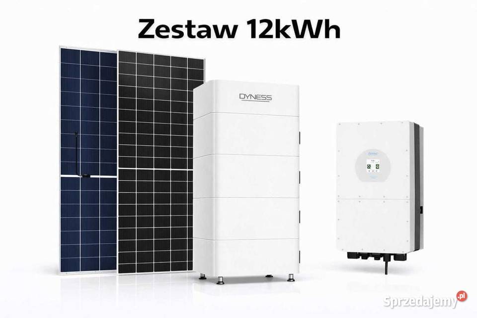 Zestaw budżetowy 12kWh HV panele inwerter 3 fazy