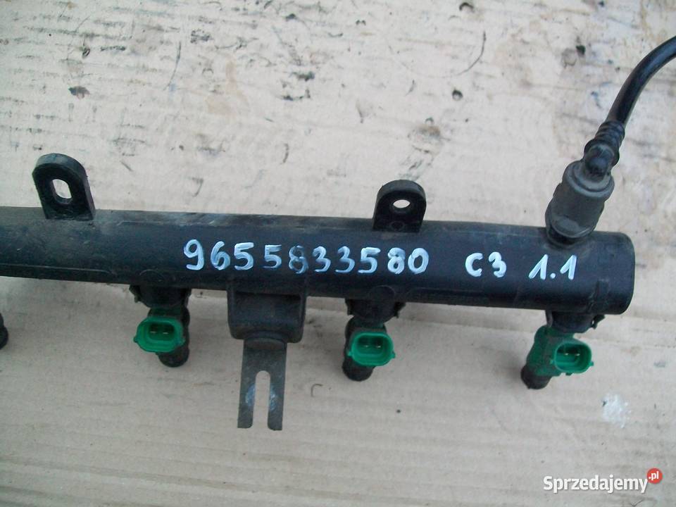 Citroen C3 11 Listwa wtryskowa wtryski Oryginal osobowe Mińsk Mazowiecki sprzedam
