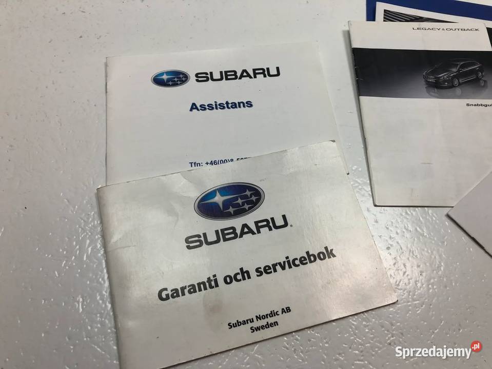 SUBARU OUTBACK IV 20 D 150 2010R KSIĄŻKA Skarżysko-Kamienna sprzedam