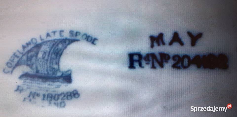 Antyczna zastawa COPELAND LATE SPODE MAY Rd No