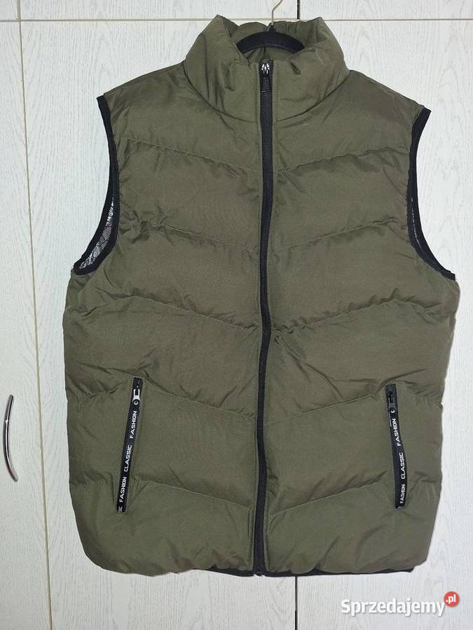 Kamizelka bezrękawnik khaki Pieniężno sprzedam