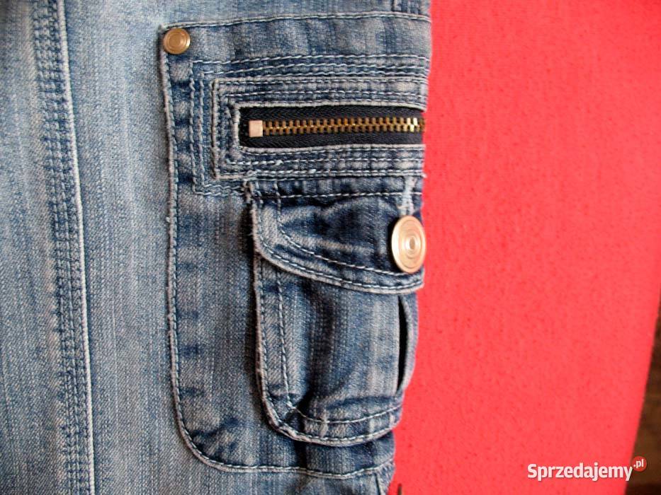 Szorty spodenki Jeans 36 S biodra 96 Cropped Siedlce sprzedam