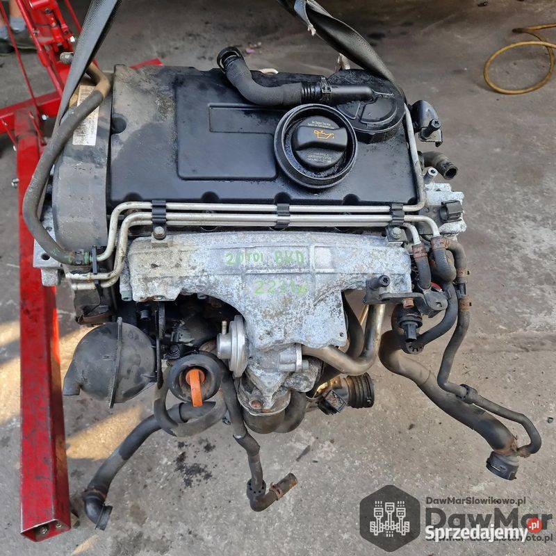 VW Silnik 20 TDI BKD 223 przebieg bez osobowe Słowikowo
