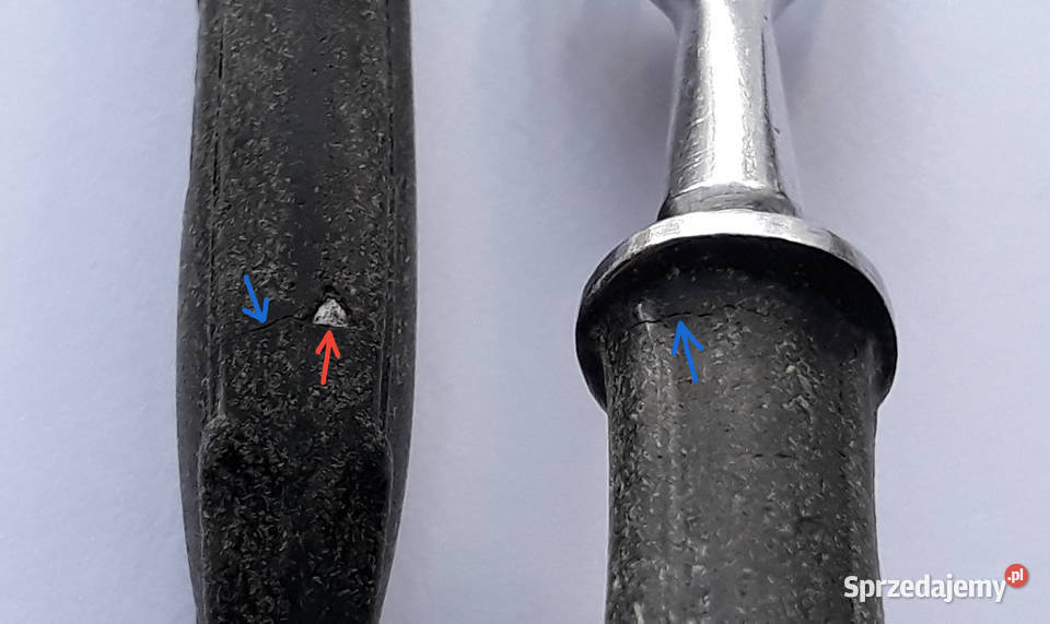 Widelce obiadowe 1 BAKELIT Gerlach sztućce PRL śląskie Dąbrowa Górnicza