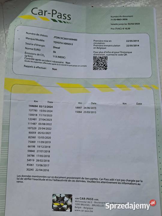 Toyota VersoS 14 D4D Verso S śląskie Częstochowa