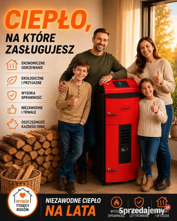 Kocioł piec co na drewno zgazowane Attack SLX 25 małopolskie Biecz