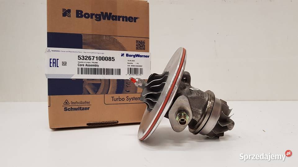 Nowy rdzeń CHRA BorgWarner KKK 53267100085 Siedlce