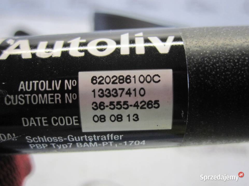 ASTRA J GTC 13r pas bezpieczeństwa prawy przód osobowe świętokrzyskie Kielce