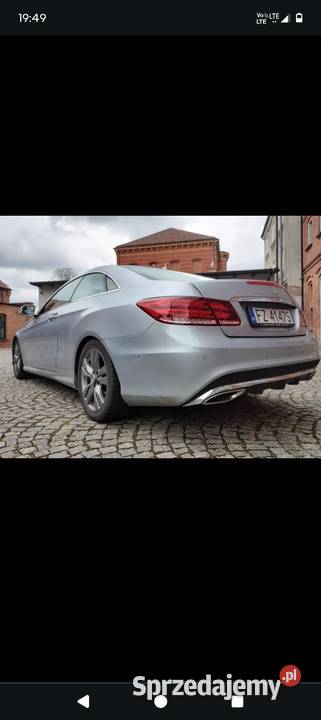 Mercedes benz klasa e 250 coupe automat lubuskie Zielona Góra
