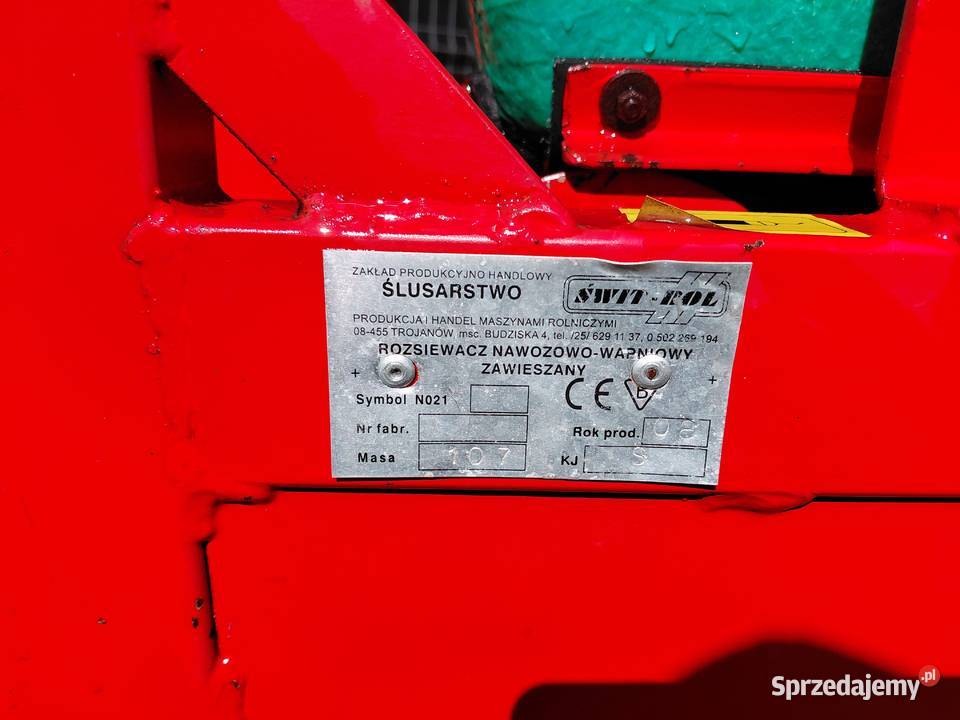 Rozsiewacz nawozu wapna klos sprzedam