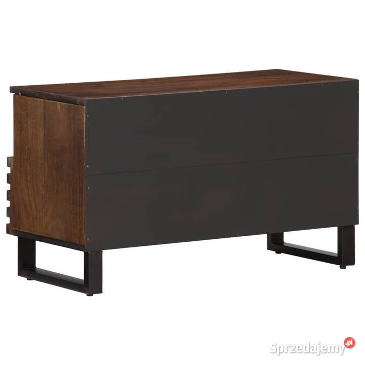 Szafka pod telewizor brązowa 80x34x46 lite Pozostałe