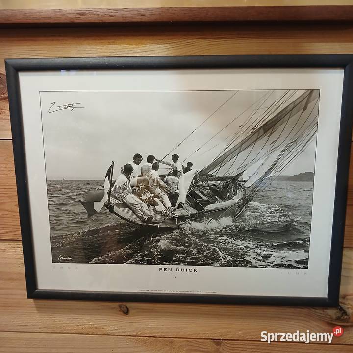 Grafika regaty czarnobiałe zdjęcie regatowe Warszawa