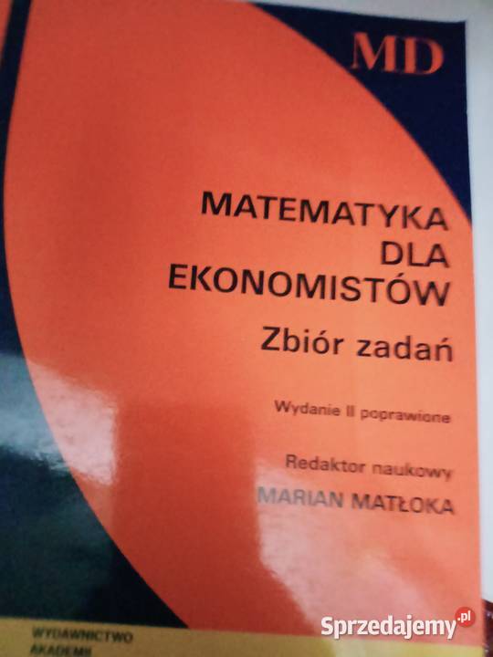 Matematyka ekonomistów zbiór zadań najtańsze Warszawa