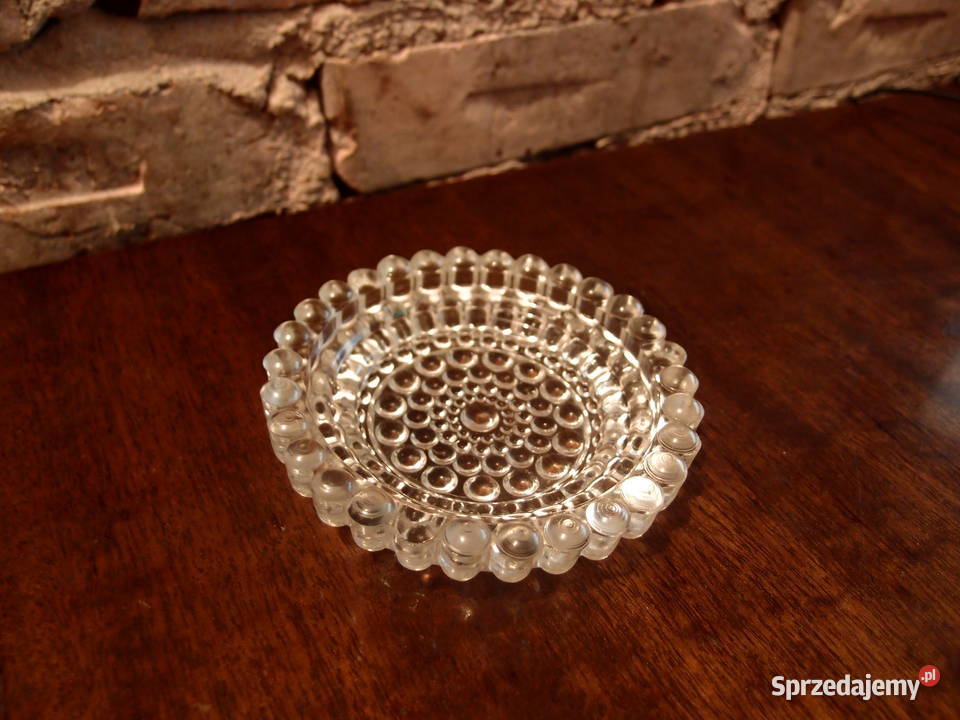 Duża stylowa popielniczka stara popielnica łódzkie