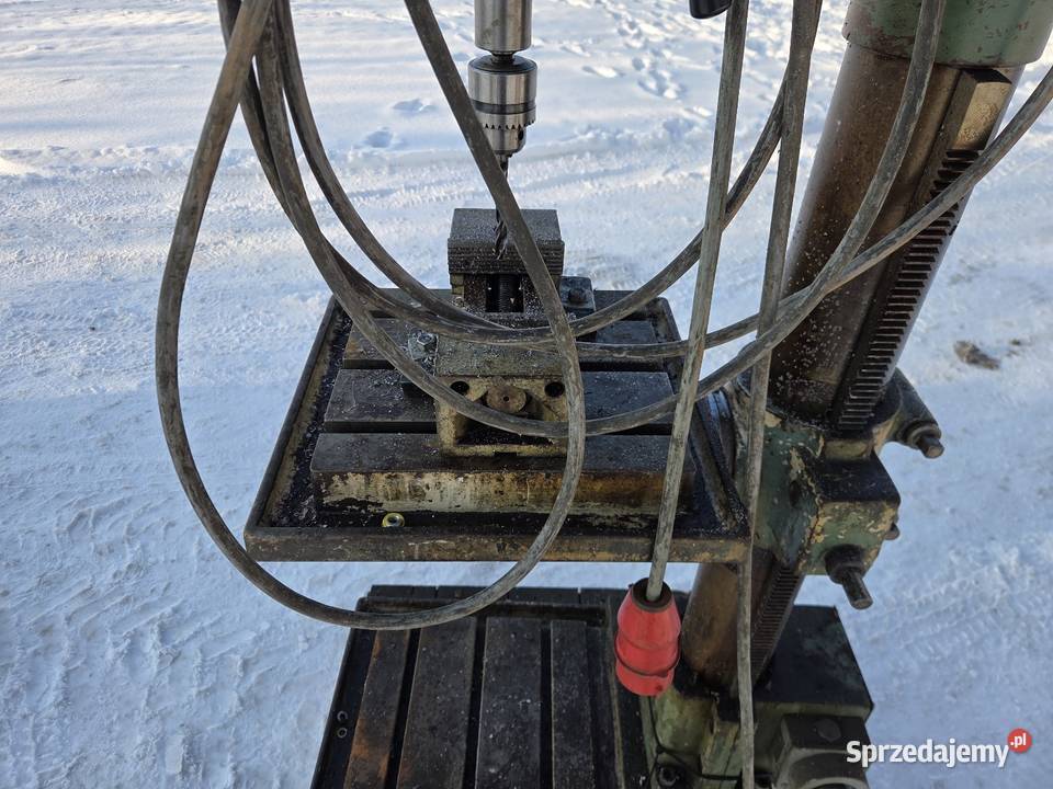 Wiertarka słupowa PK 203 z posuwem wielkopolskie Lwówek