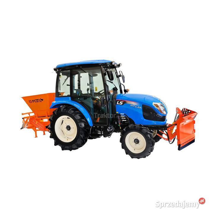 LS Tractor MT340 MEC 4x4 40 CAB pług do śniegu