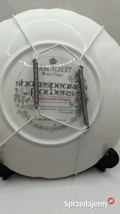 Royal Albert talerz dekoracyjny Szekspirowskie Zamość