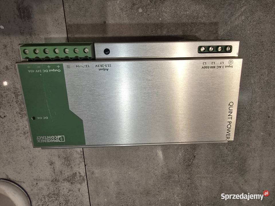 Zasilacz PHOENIX CONTACT 24VDC40A Trąbki