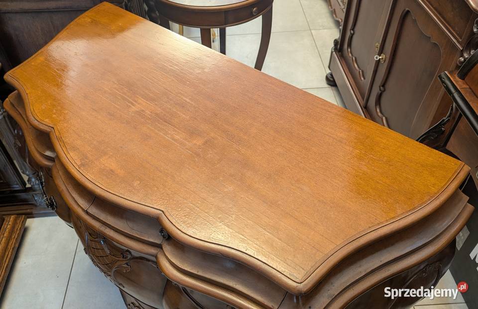 piękna włoska komoda neobarokowa orzech sklep śląskie