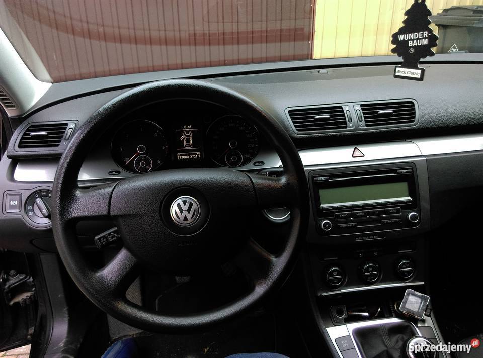 Passat B6 20 TDI KOMBI 2009 Czarny ABS Passat lubelskie Świdnik