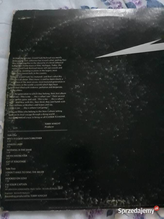 GRAND FUNK RAILROAD Closer To Home 1970 orginał podkarpackie Rzeszów