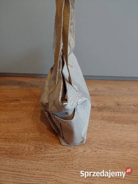 Nowa duża torba beżowa pojemna lekka wygodna Warszawa